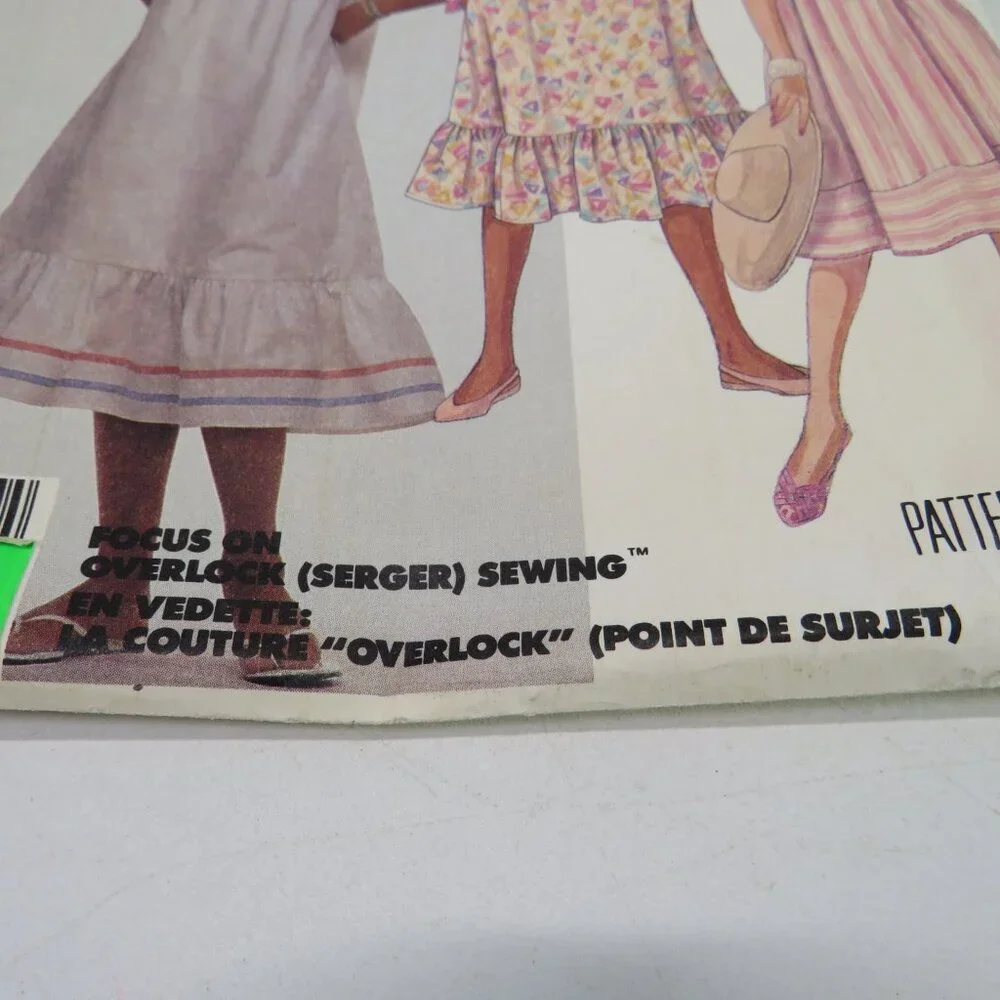McCall's 3200 sewing patter EASY nightgown, dress (loose fit) short sleeve